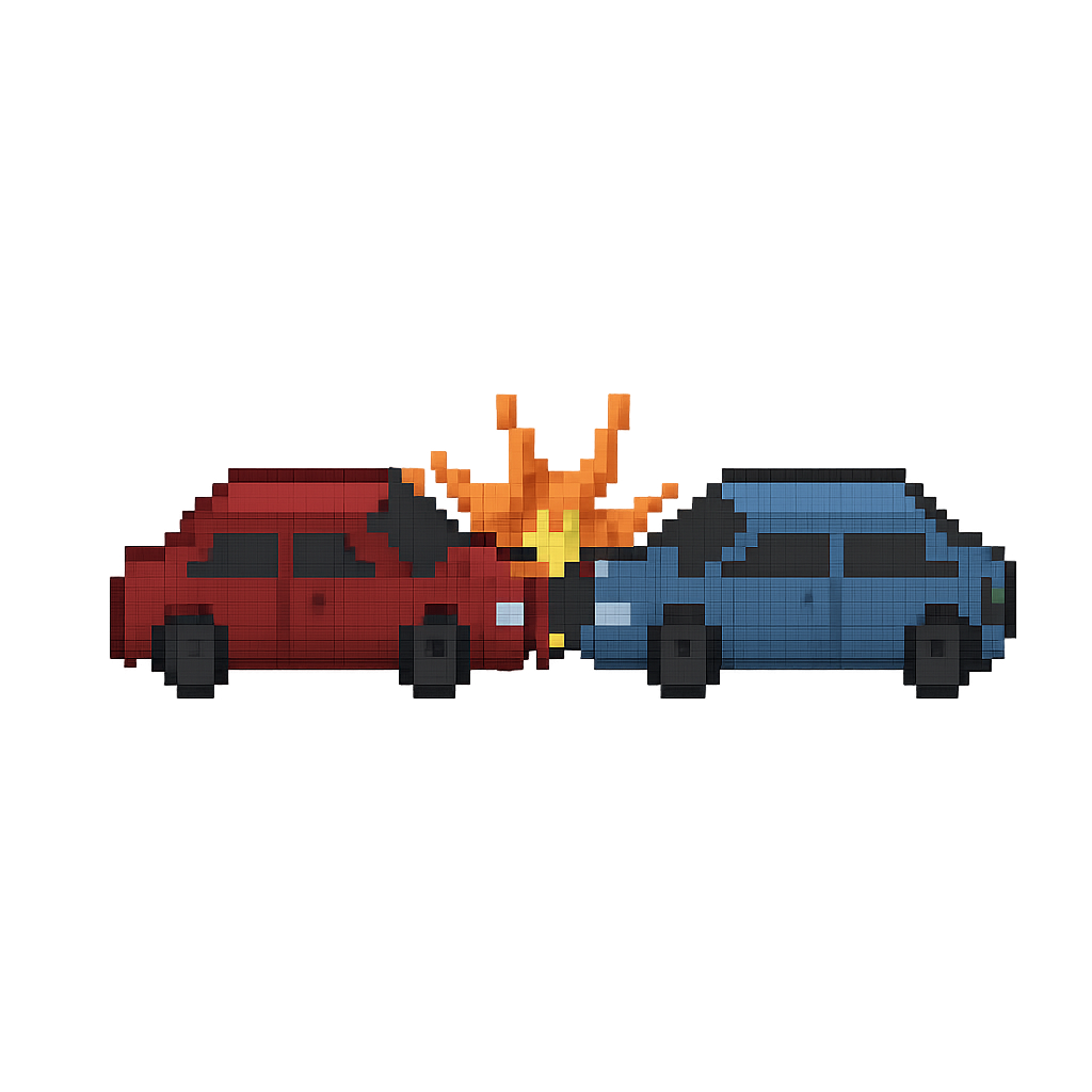 Car Crash Graphic